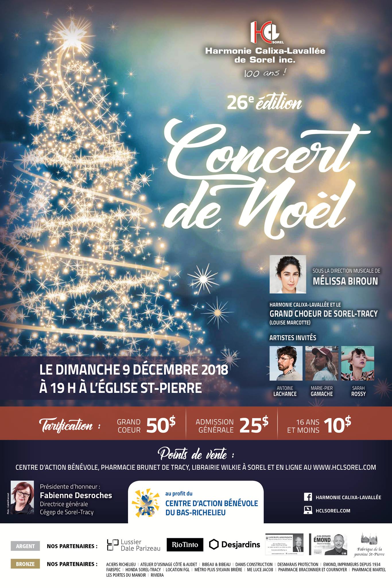 Affiche Noël 2018 Concert Noël